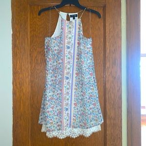 Floral shift dress